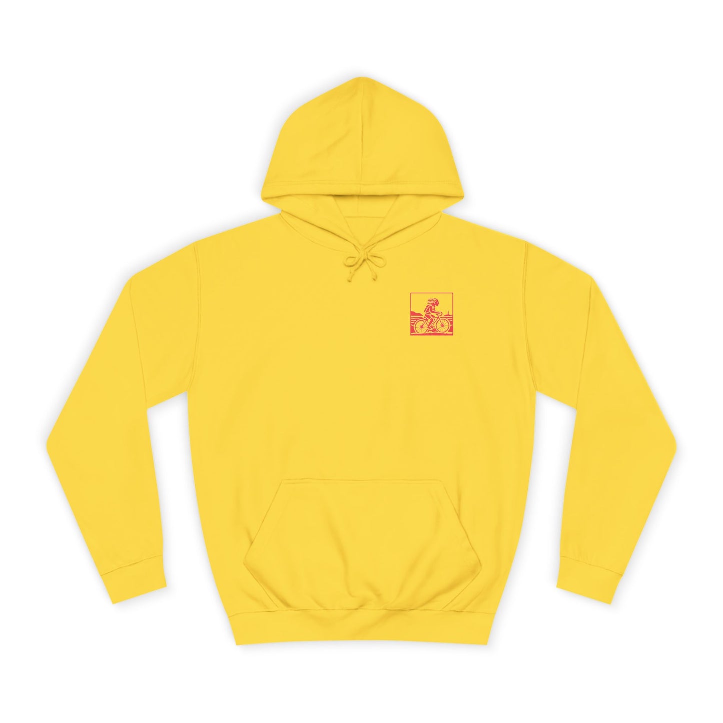 West Wales Cycling Unisex Hoodie - 'Barod Am Y Daith' (Double Sided)