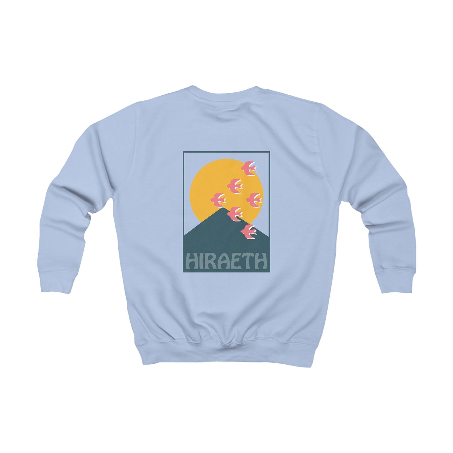 Kids 'Hiraeth' Jumper — Yr Wyddfa Mountain Design (Double Sided)