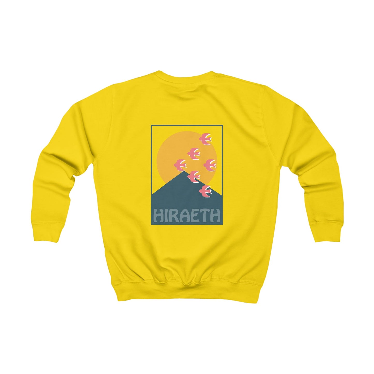 Kids 'Hiraeth' Jumper — Yr Wyddfa Mountain Design (Double Sided)