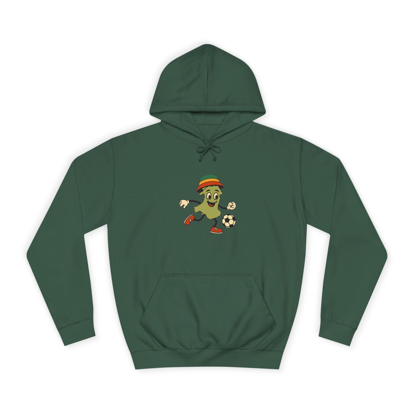 Retro Wales Map Football Hoodie (Unisex)