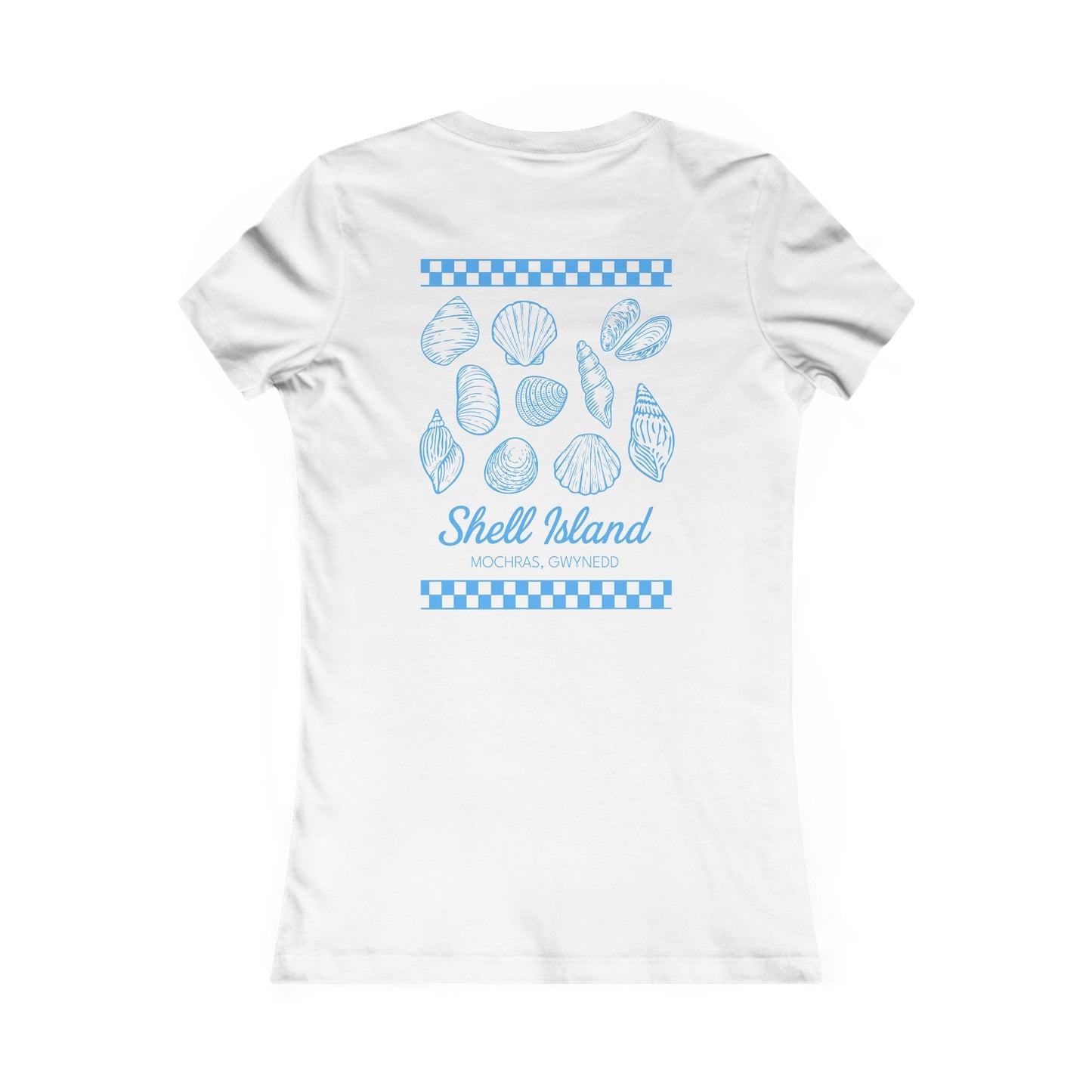 Women's Shell Island  Tee - Beach Seashell Graphic (Double Sided)