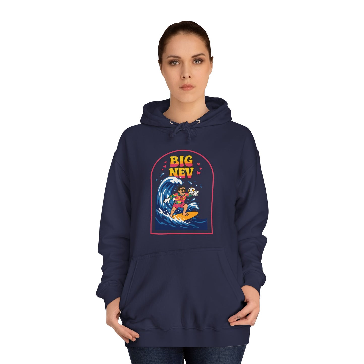 Neville Southall Retro Surfing  Hoodie (Unisex)