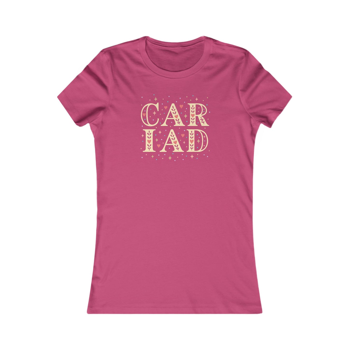 Women's 'Cariad' Vintage Typographic Tee