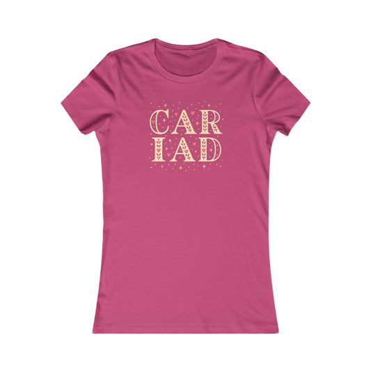 Women's 'Cariad' Vintage Typographic Tee