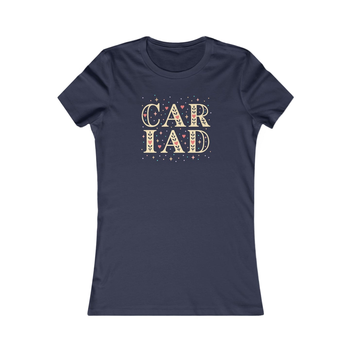 Women's 'Cariad' Vintage Typographic Tee