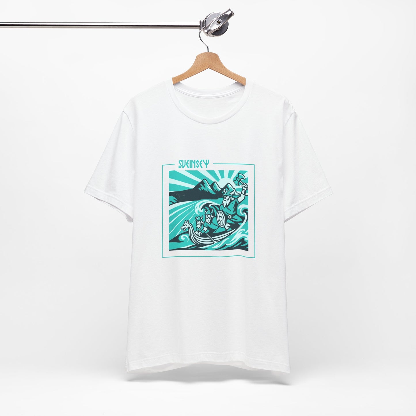 Sveinsey Viking Graphic Tee - Three Cliffs Swansea T-Shirt