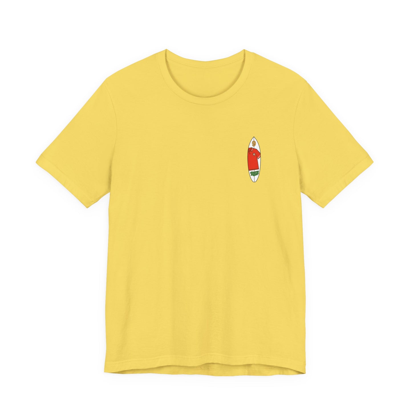 Ian Rush Surf T-Shirt (Unisex) - Wales 90s Kit Football Shirt (Double Sided)