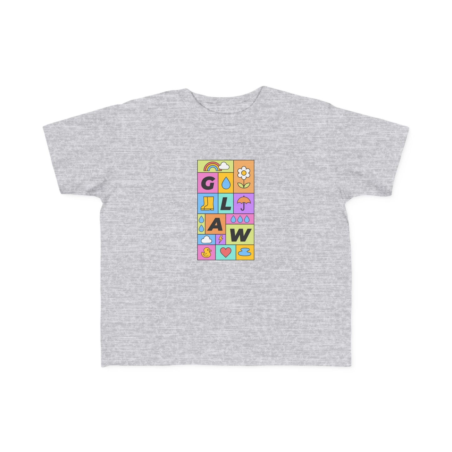 Toddler 'Glaw' T-Shirt - Colorful Rain Tee