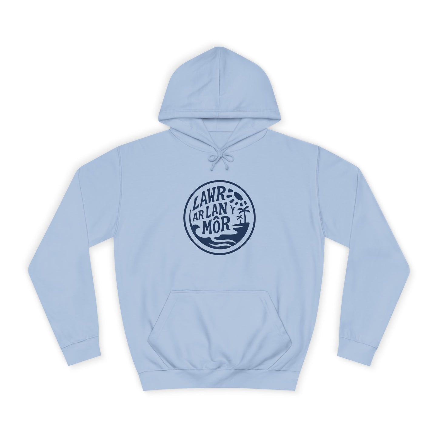'Lawr Ar Lan Môr' Unisex Hoodie