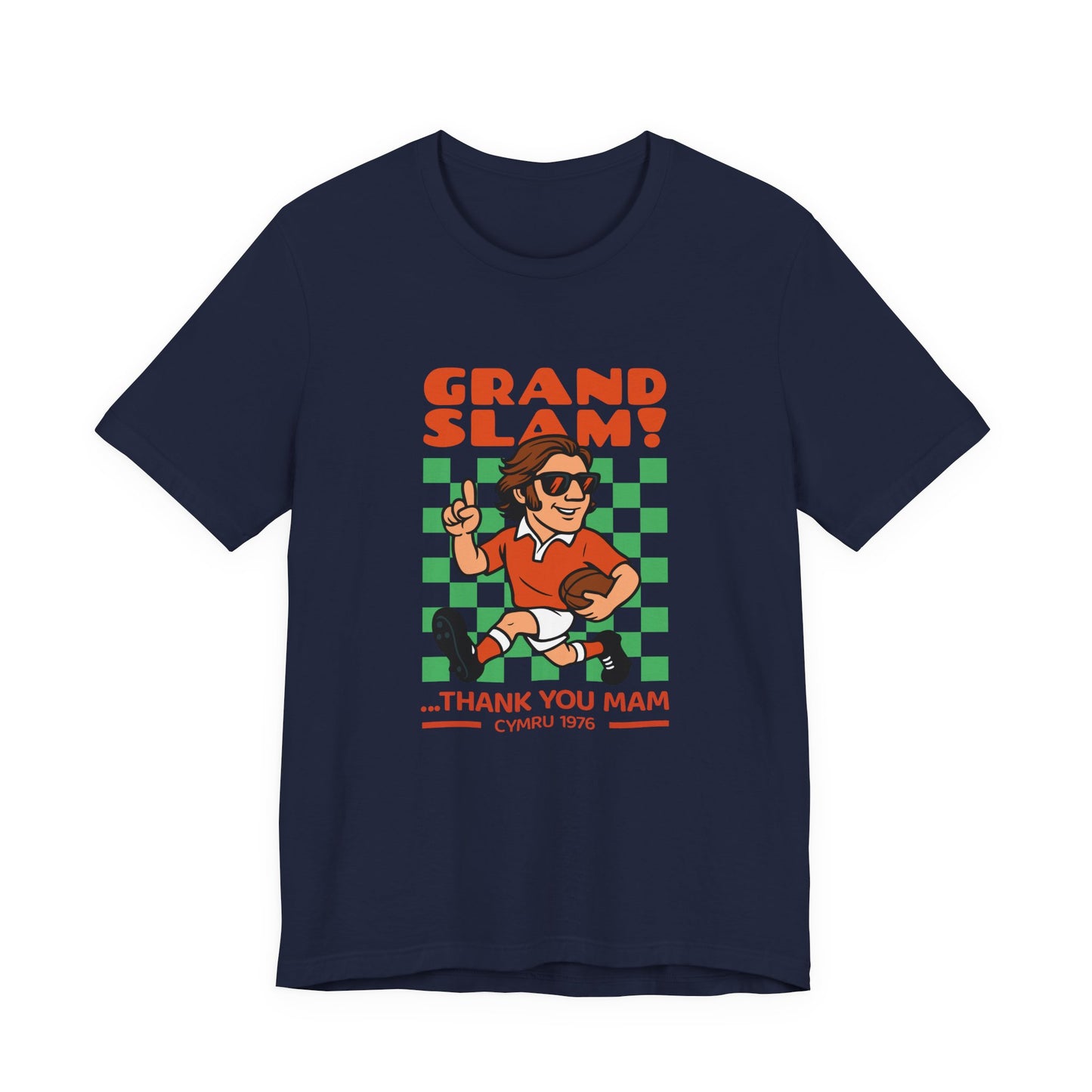 Vintage Wales 1976 Grand Slam Rugby T-shirt (unisex) - Retro Rugby Tee