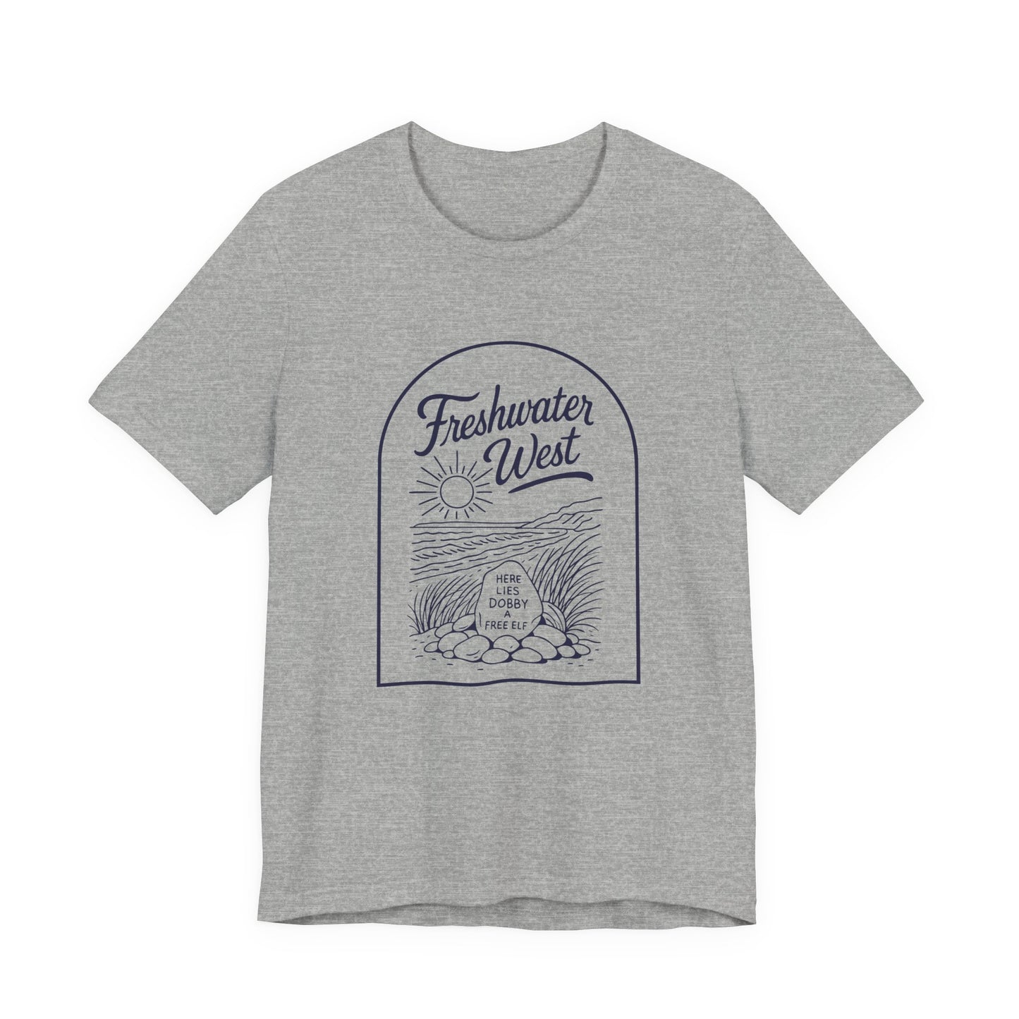 Freshwater West Unisex Tee - Dobby's Grave Harry Potter Graphic T-Shirt