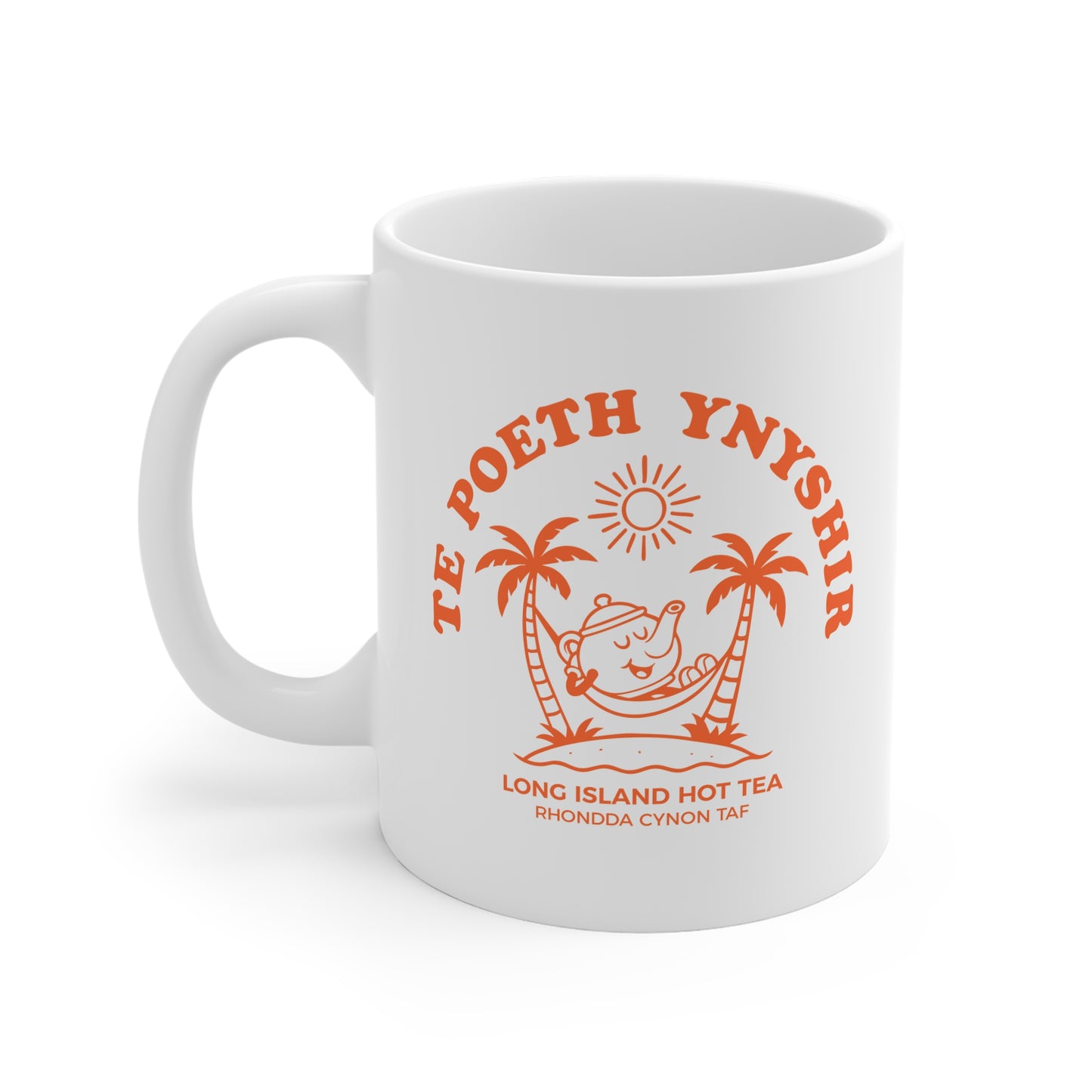 Long Island Hot Tea Mug — 'Te Poeth Ynyshir'