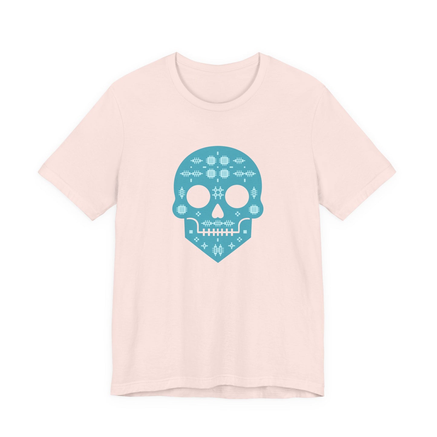 Welsh Tapestry Pattern Skull T-Shirt (Unisex)