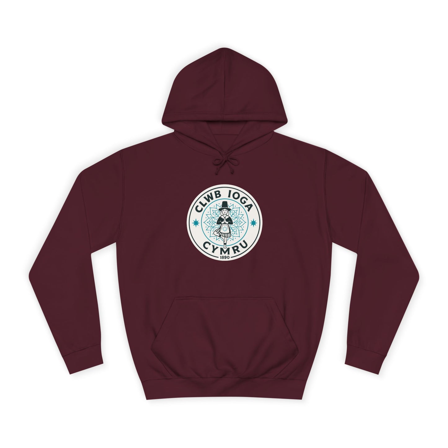 "Clwb Ioga Cymru" Vintage Unisex Hoodie