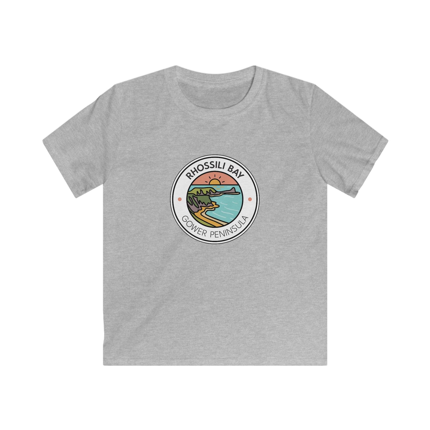 Kids 'Rhossili Bay' Vintage T-Shirt