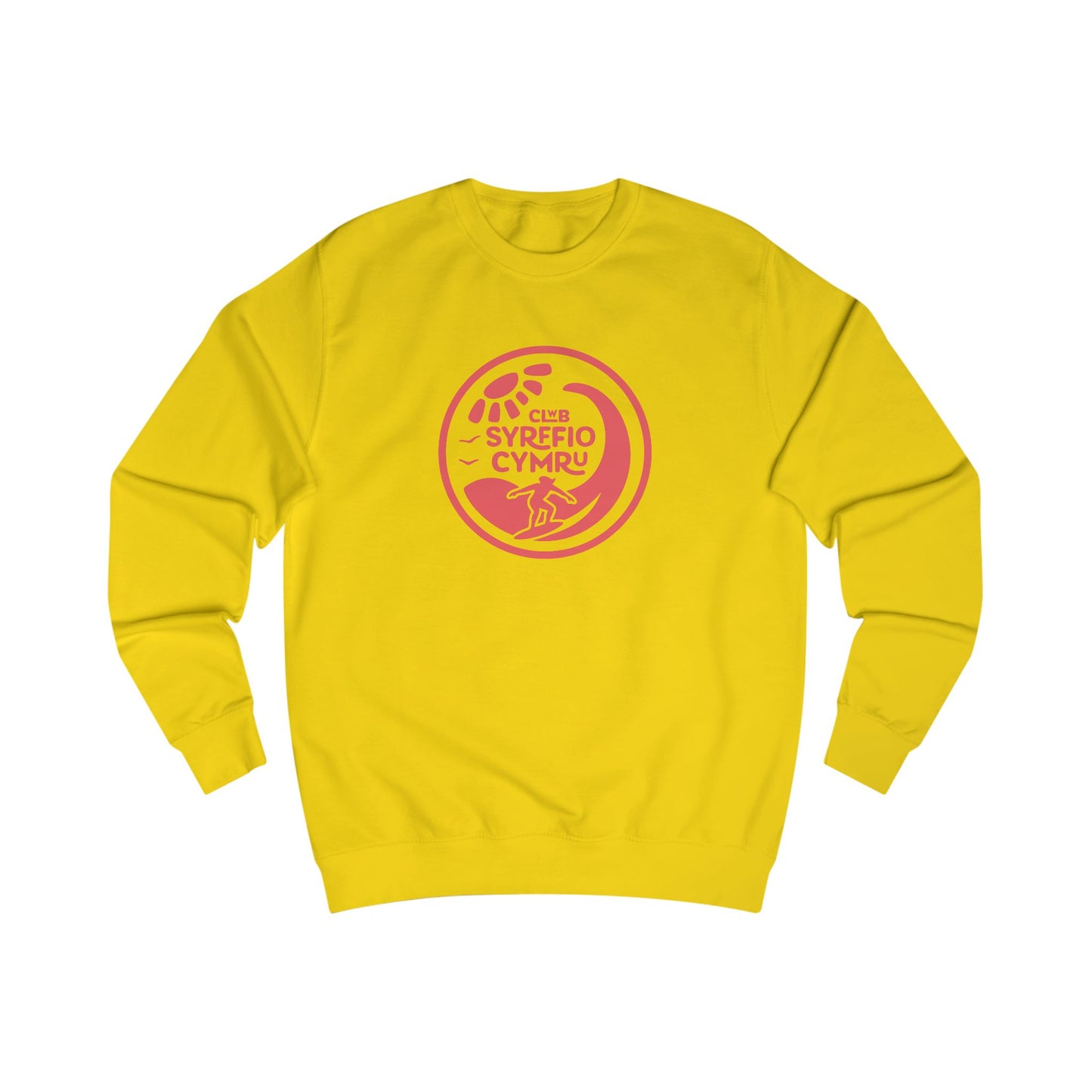 'Clwb Syrffio Cymru' Unisex Sweatshirt - Welsh Coastal Jumper
