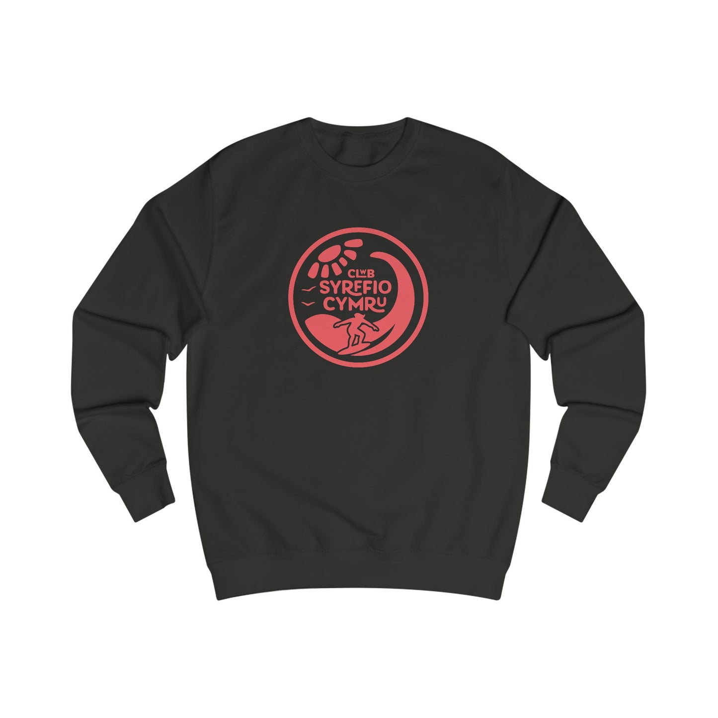 'Clwb Syrffio Cymru' Unisex Sweatshirt - Welsh Coastal Jumper