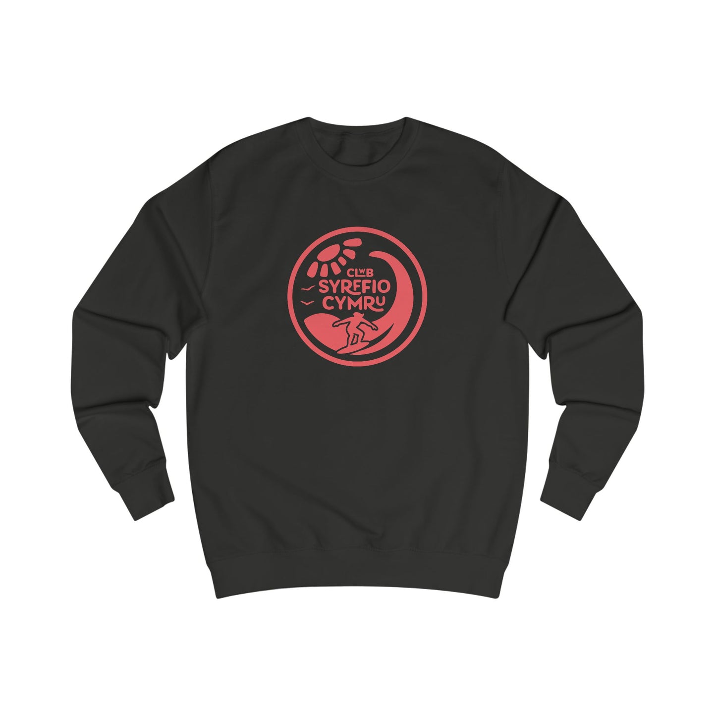 'Clwb Syrffio Cymru' Unisex Sweatshirt - Welsh Coastal Jumper