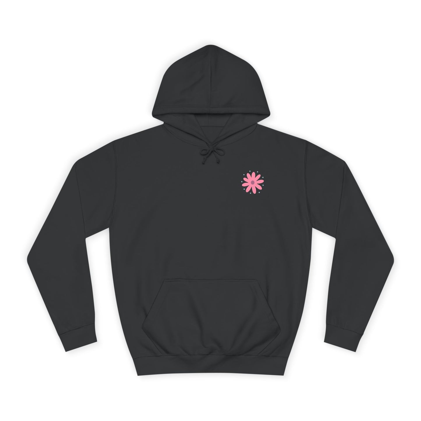 Retro Floral 'Blodau' Unisex Hoodie (Double Sided)
