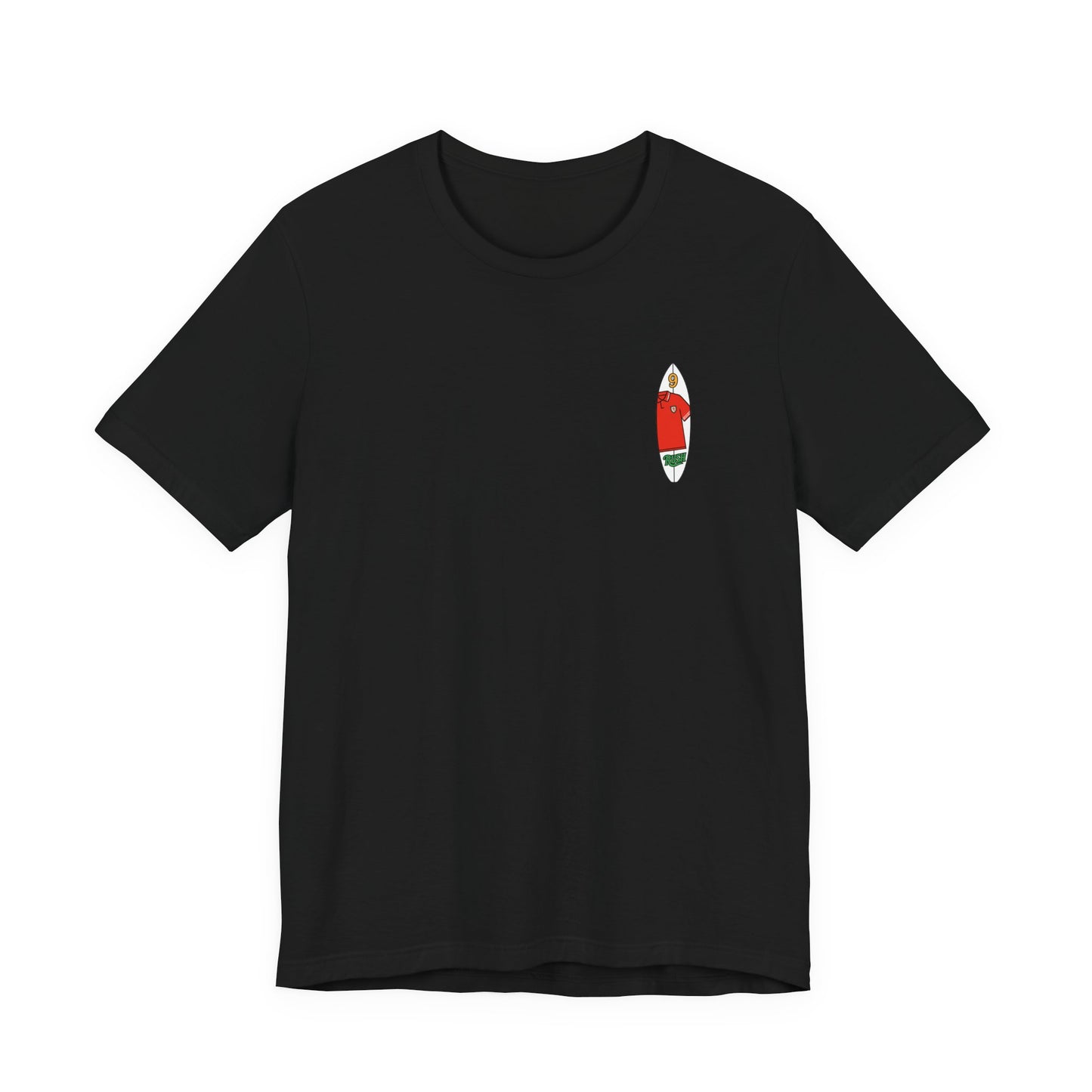 Ian Rush Surf T-Shirt (Unisex) - Wales 90s Kit Football Shirt (Double Sided)