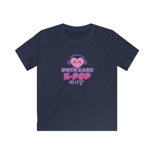 Kids K-Pop Heart T-Shirt - Welsh Korean Graphic Tee