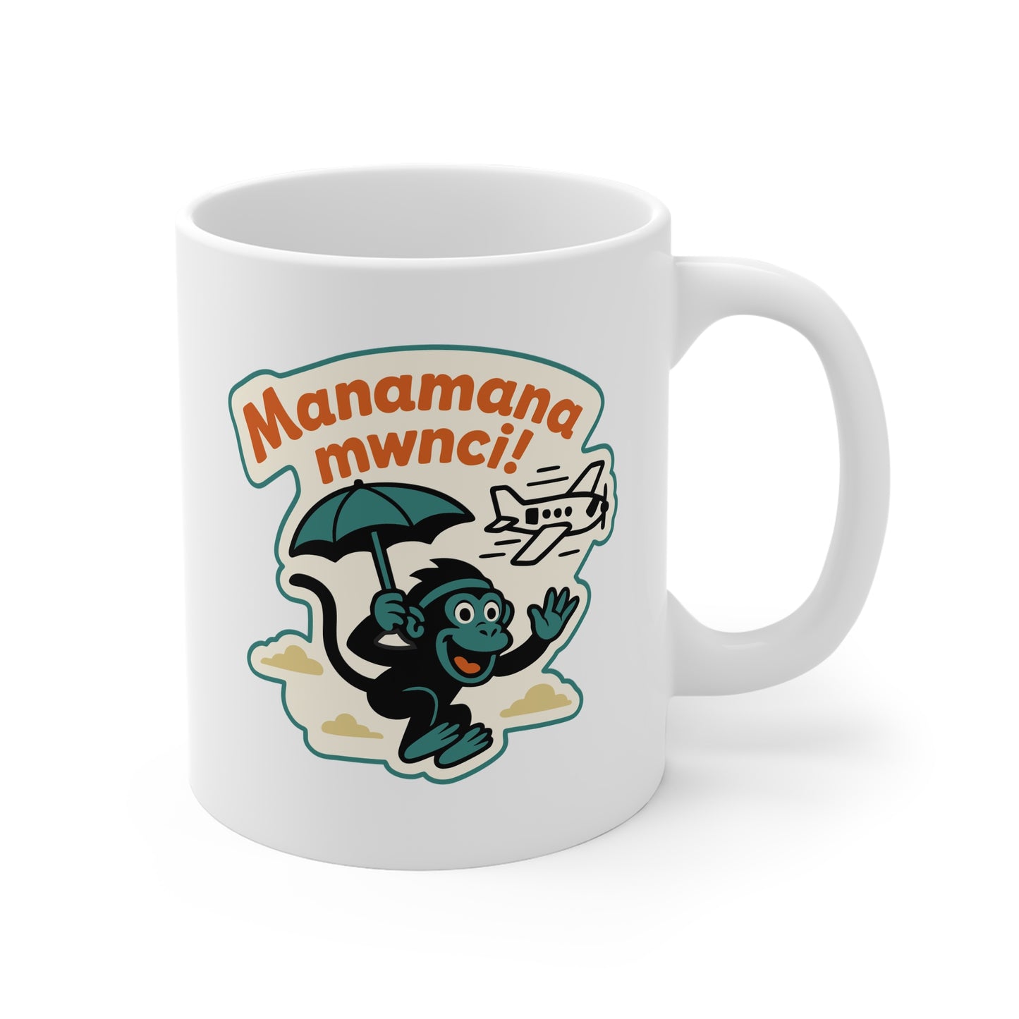 'Manamana Mwnci' Mug