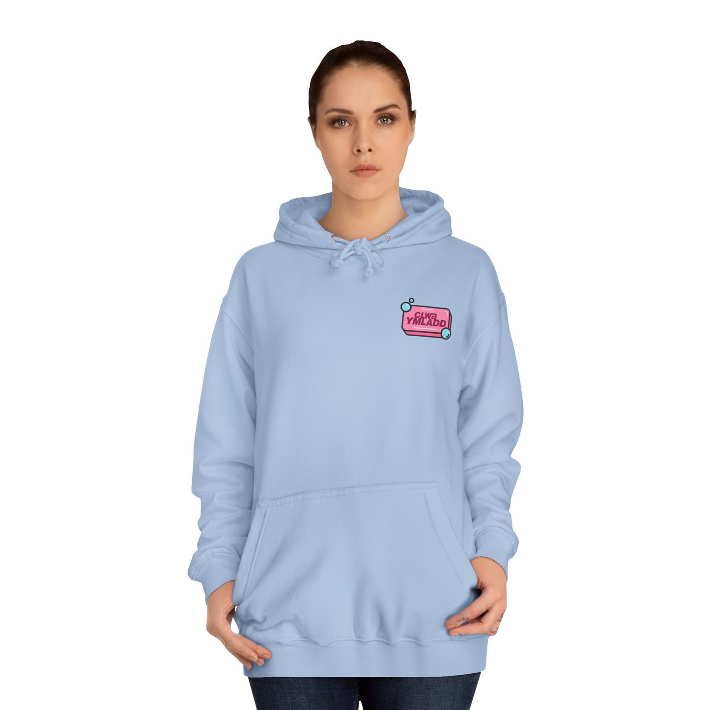 Retro Fight Club Hoodie - 'Clwb Ymladd'