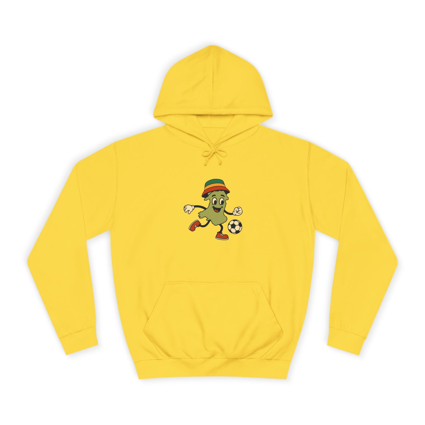 Retro Wales Map Football Hoodie (Unisex)