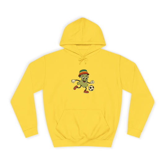 Retro Wales Map Football Hoodie (Unisex)