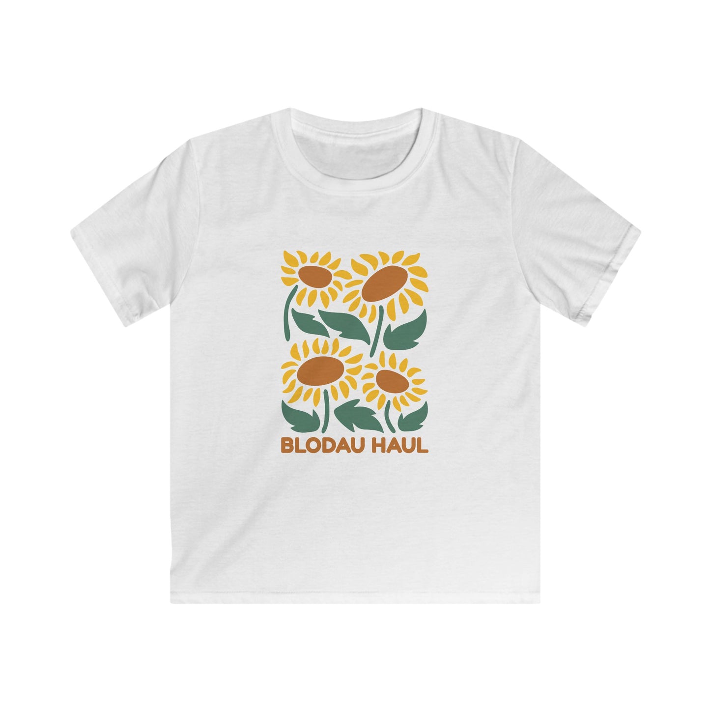 "Blodau Haul" Kids Sunflower T-shirt