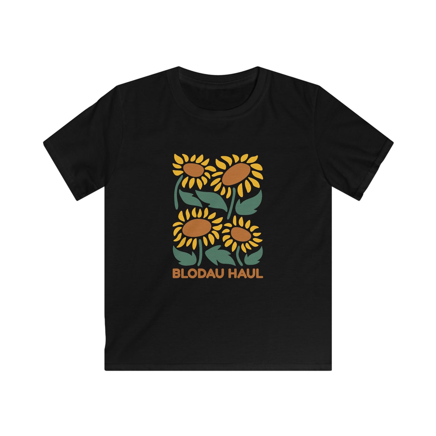 "Blodau Haul" Kids Sunflower T-shirt