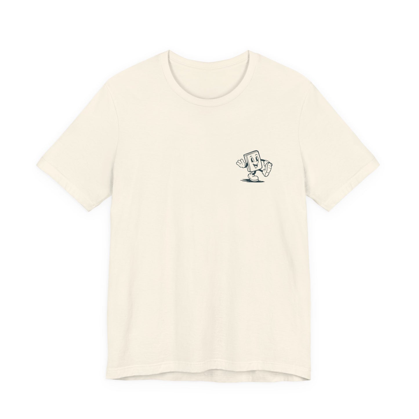 Hay-on-Wye Retro Book Double Sided T-Shirt (Unisex)