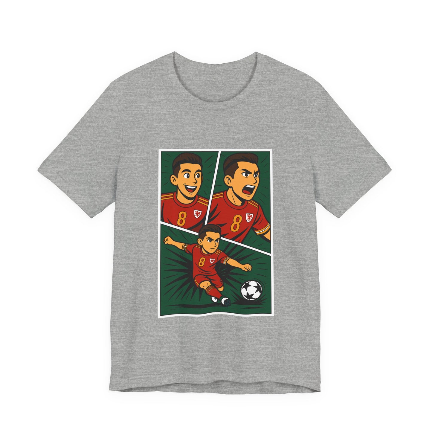 Harry Wilson Wales Football Graphic T-Shirt (Unisex)