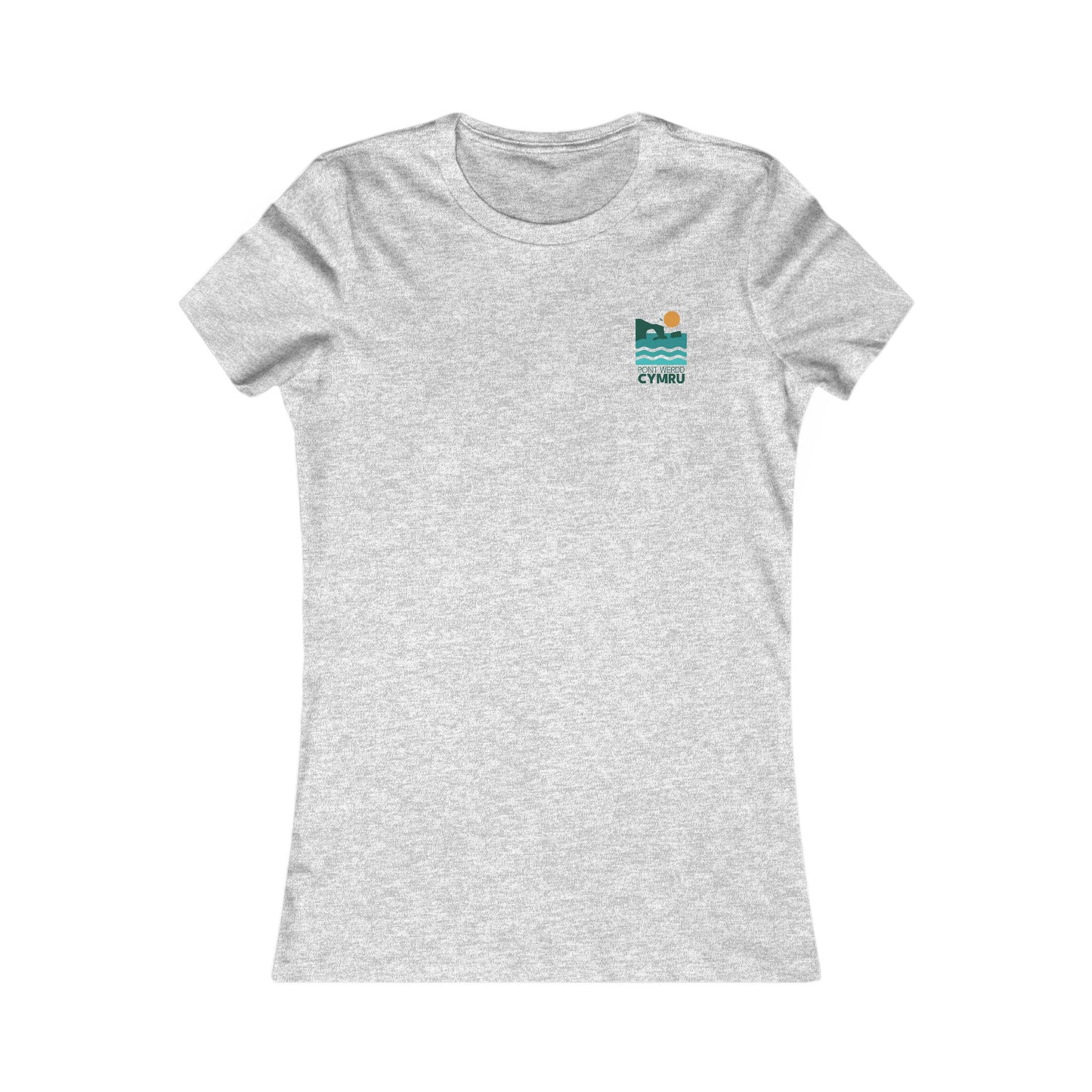 Women's 'Pont Werdd Cymru' Tee – Minimalist 'Green Bridge Of Wales'