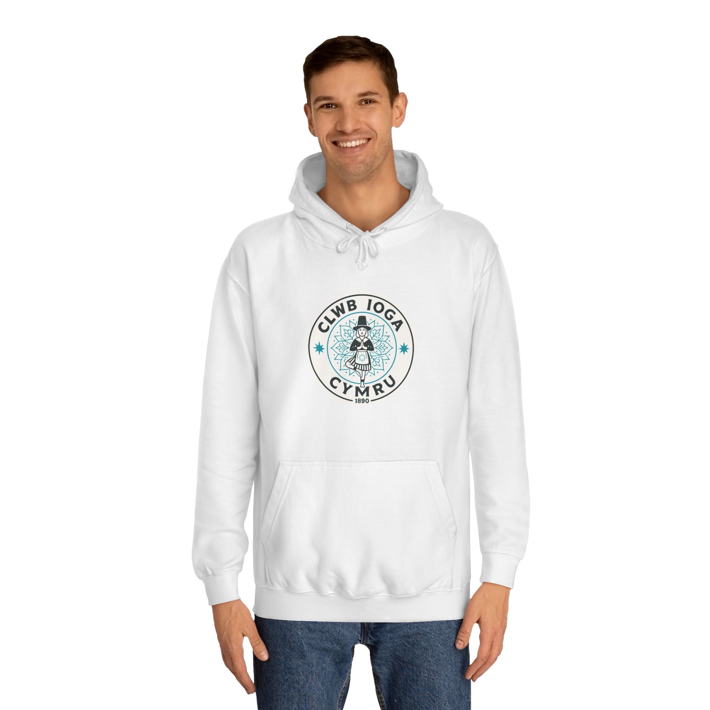 "Clwb Ioga Cymru" Vintage Unisex Hoodie