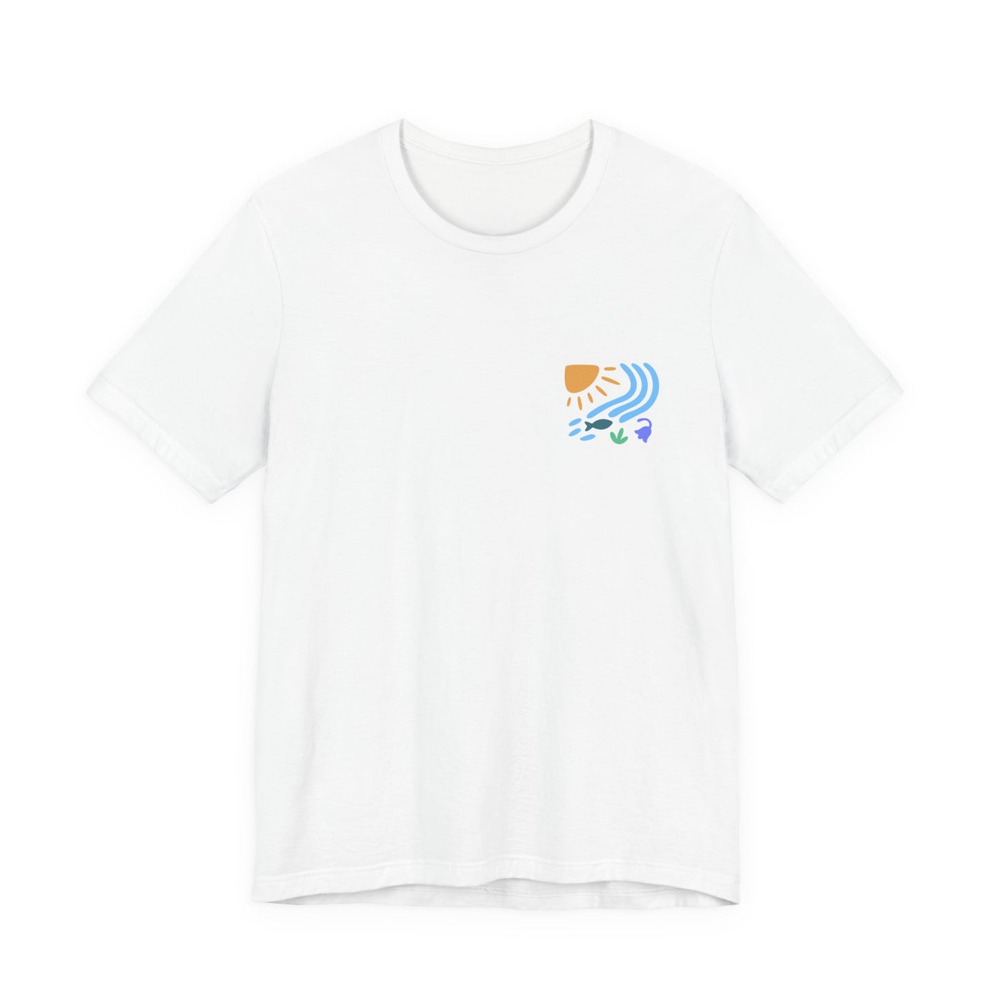 'Glan-y-Nant' Riverside Graphic Tee (Unisex) — Nature Scenic T‑Shirt