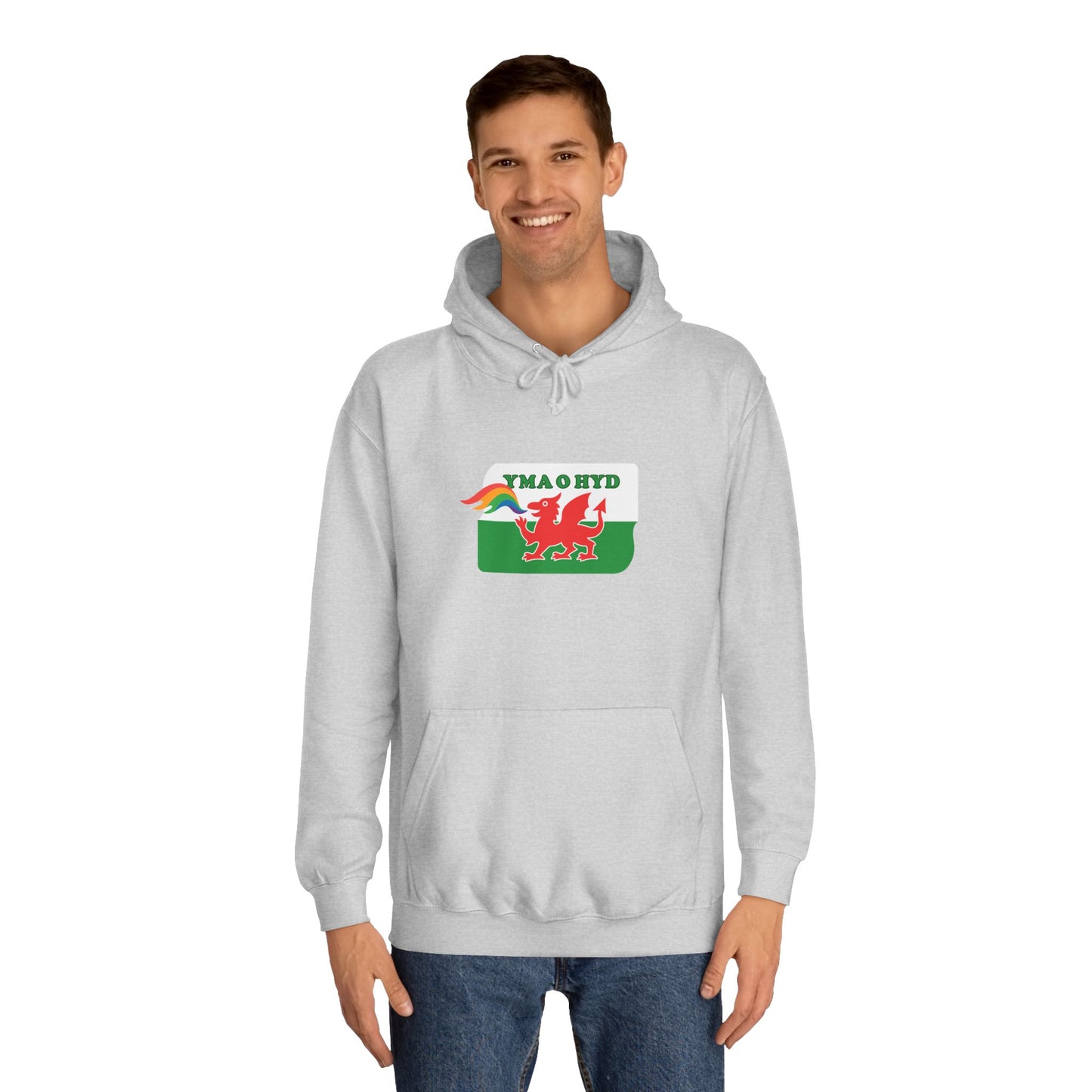 Pride Welsh Flag Hoodie (Unisex) - Yma O Hyd