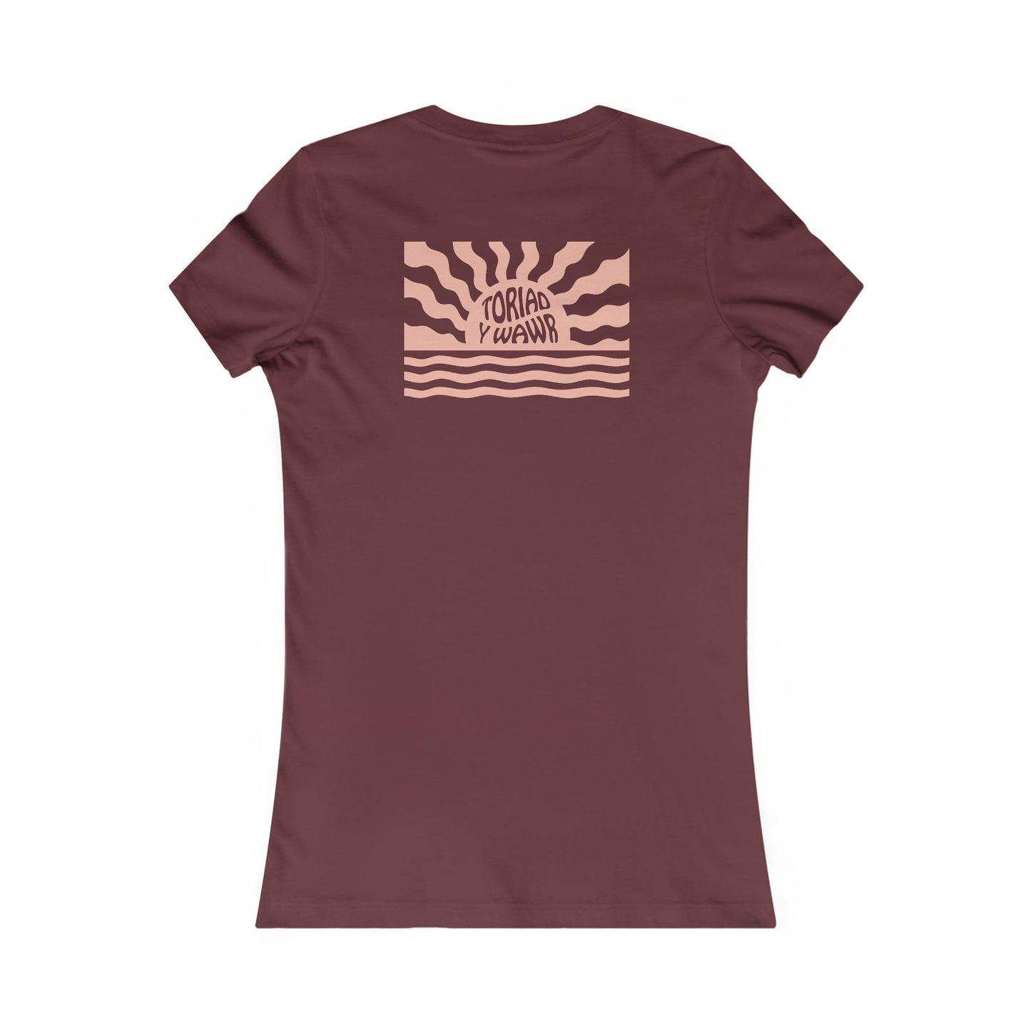 Women's 'Toriad Y Wawr' Tee - Retro Sunrise