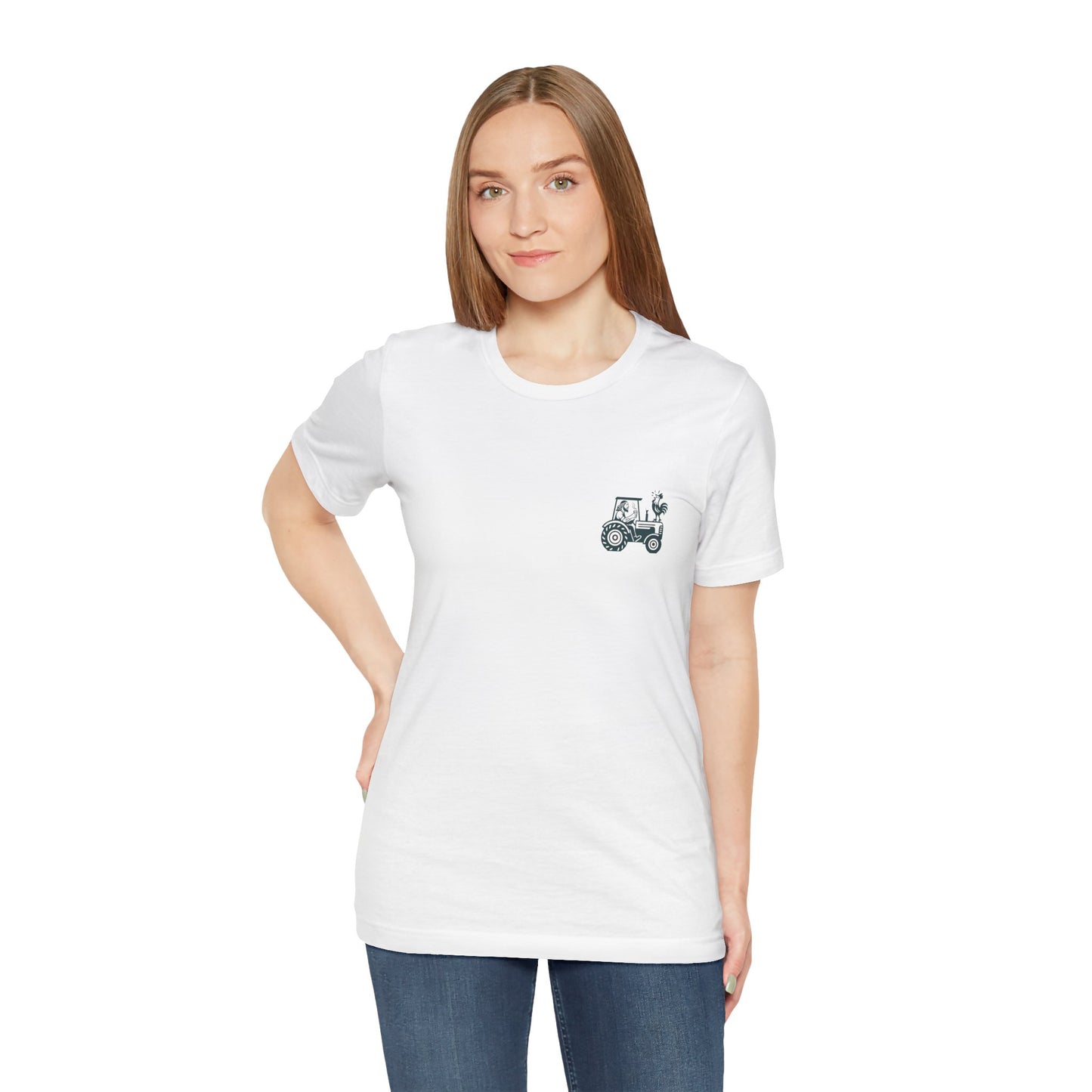 Coffi y Ffermwyr (Farmers Coffee) Unisex Tee - Double Sided