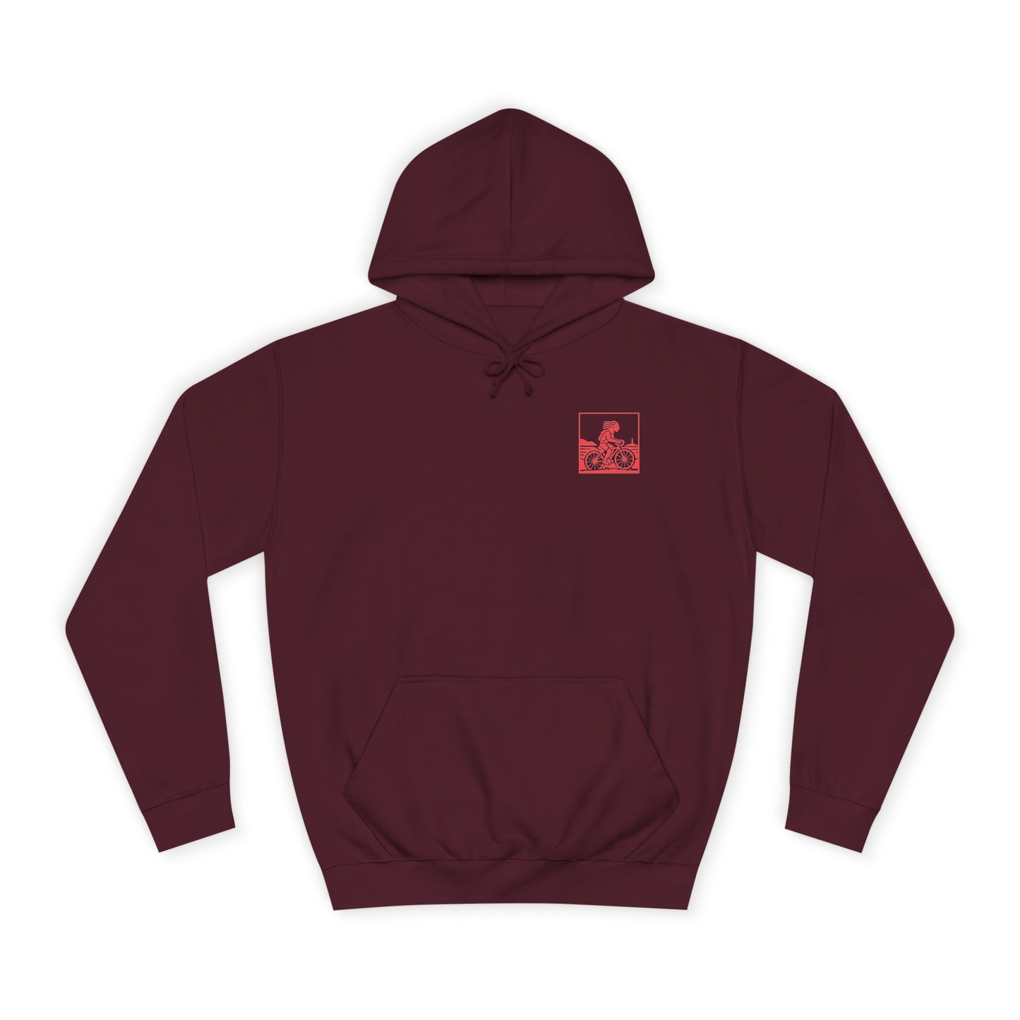 West Wales Cycling Unisex Hoodie - 'Barod Am Y Daith' (Double Sided)