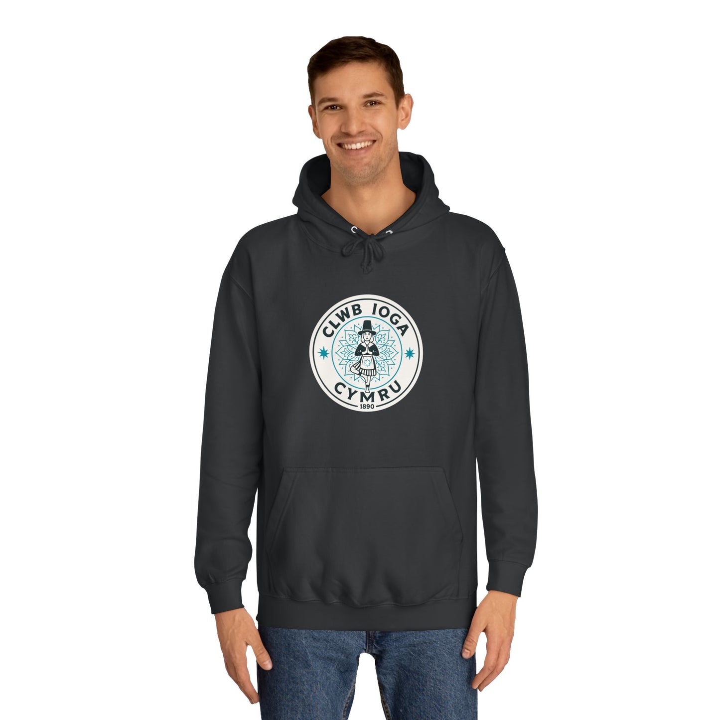 "Clwb Ioga Cymru" Vintage Unisex Hoodie