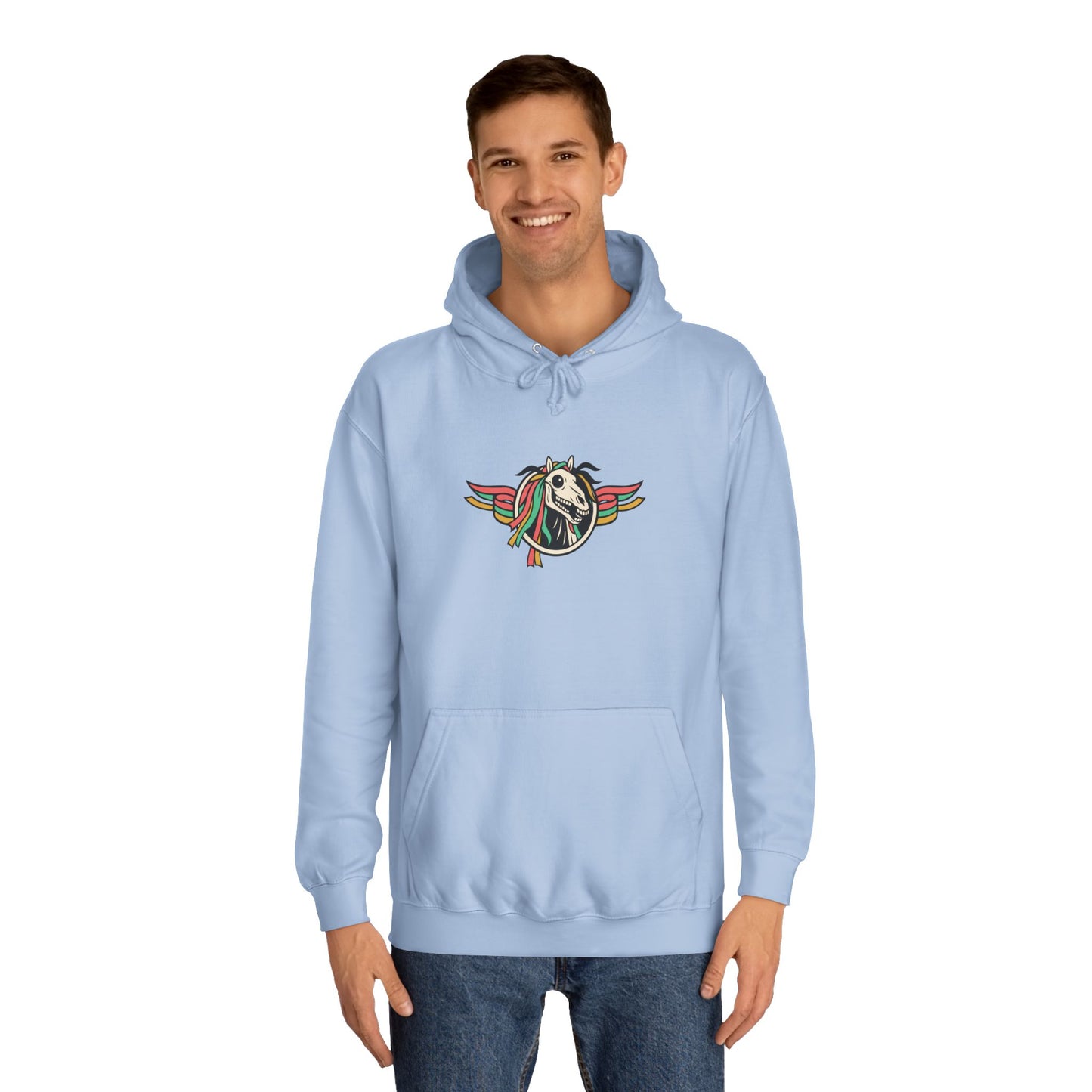 Mari Lwyd Unisex Horse Skull Hoodie