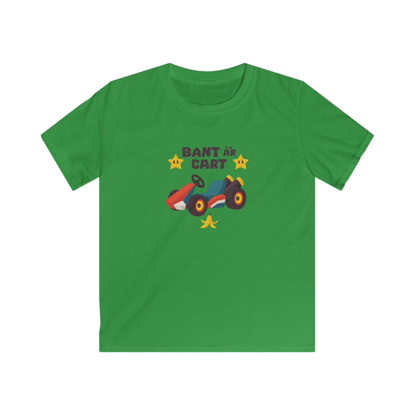 Video Game Inspired Welsh Kids T-Shirt— 'Bant är Cart'