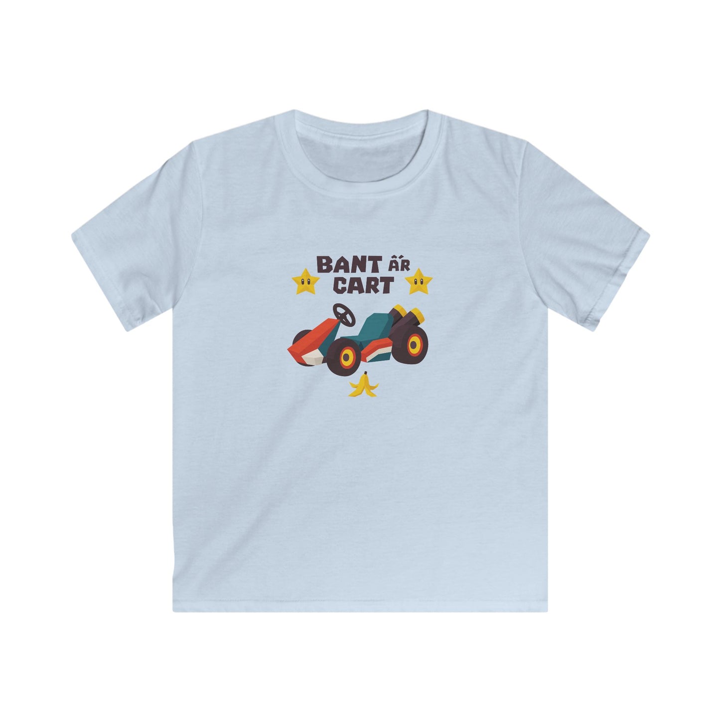 Video Game Inspired Welsh Kids T-Shirt— 'Bant är Cart'