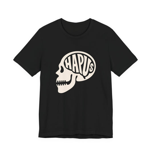 Hapus Skull Graphic Tee - Happy Brain Welsh T‑Shirt