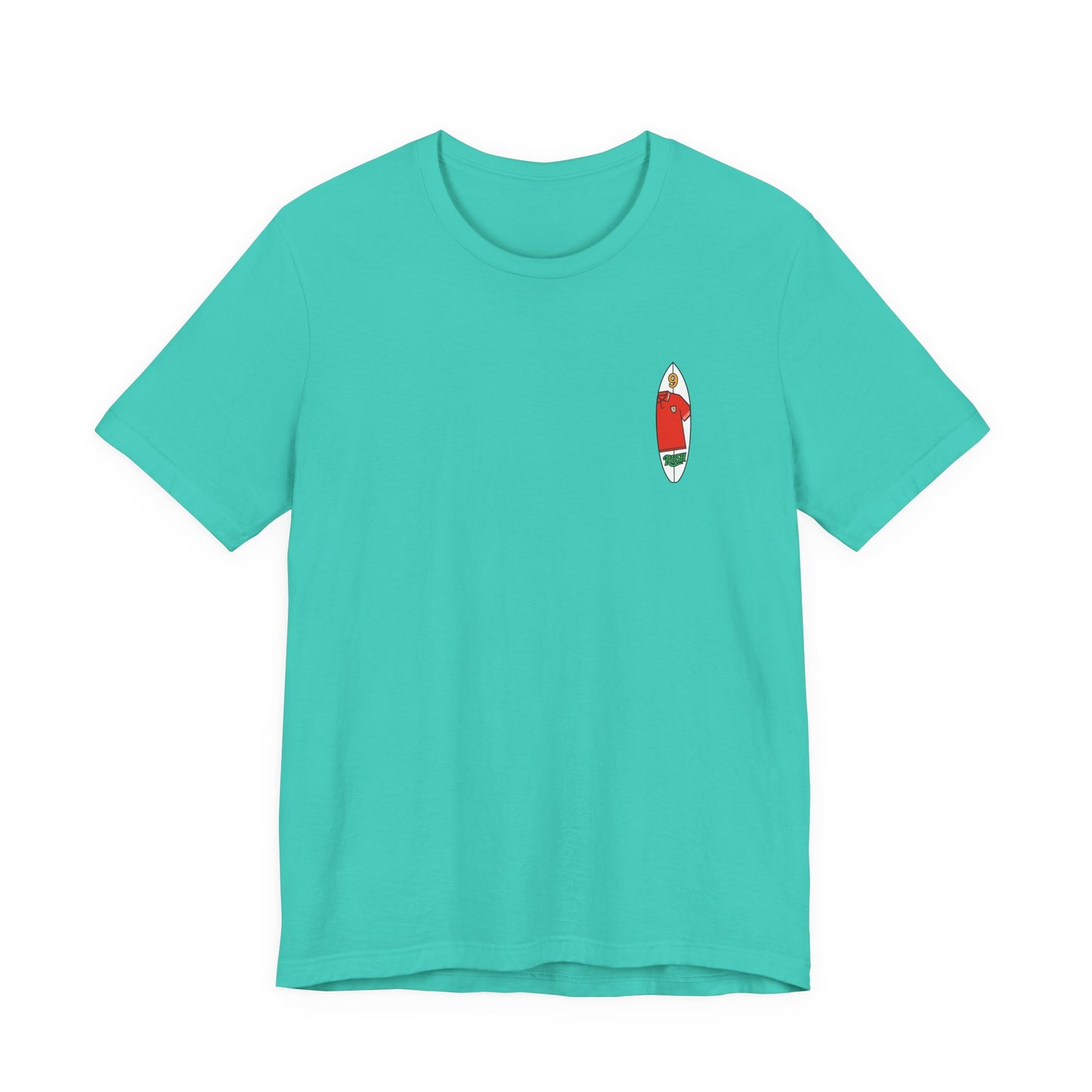 Ian Rush Surf T-Shirt (Unisex) - Wales 90s Kit Football Shirt (Double Sided)