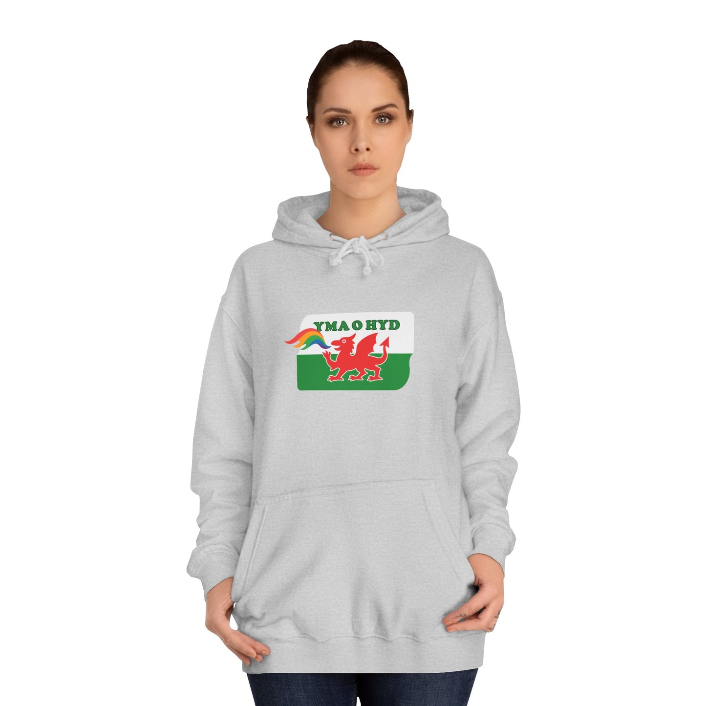 Pride Welsh Flag Hoodie (Unisex) - Yma O Hyd