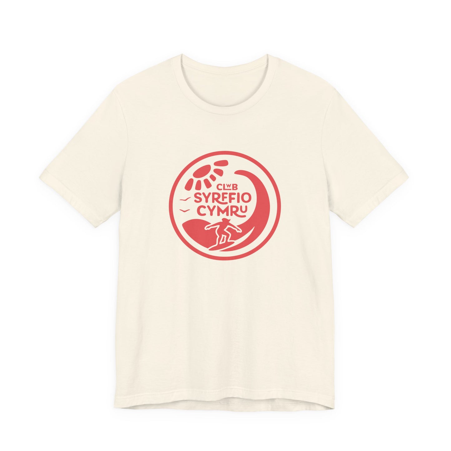 'Clwb Syrffio Cymru' Unisex T-Shirt - Welsh Surf Club Logo Tee