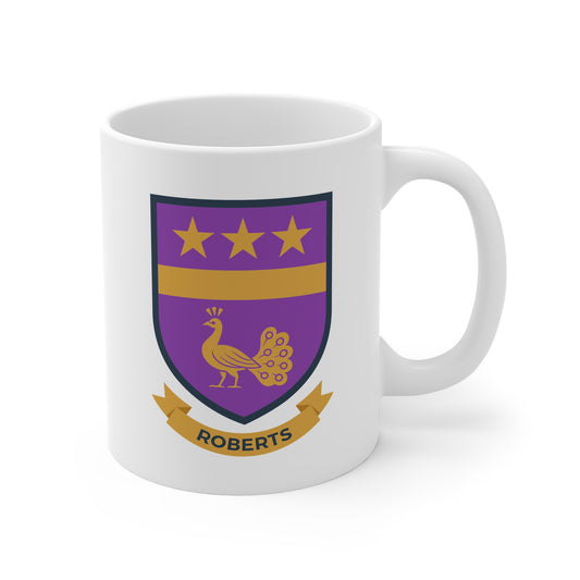 Roberts Family Crest Mug — Welsh Heraldry