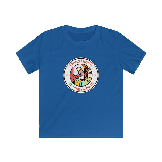 Welsh Conservation Tee - 'Ffrind i Natur a'r Amgylchedd' - Friend to Nature Kids T-Shirt